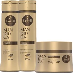 Kit Haskell Mandioca Shampoo Condicionador 300g